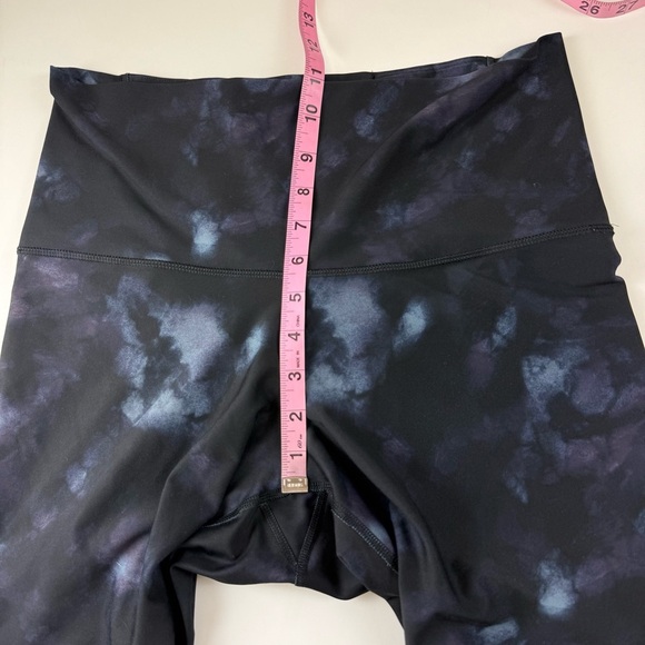 Old Navy Active Leggings Womens Large Blue Pattern Go Dry Extra High Rise - Picture 6 of 8